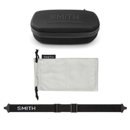  Smith Optics Venture Sunglasses ChromaPop Glacier Photochromic Copper Blue Mirror - Matte Black Frame