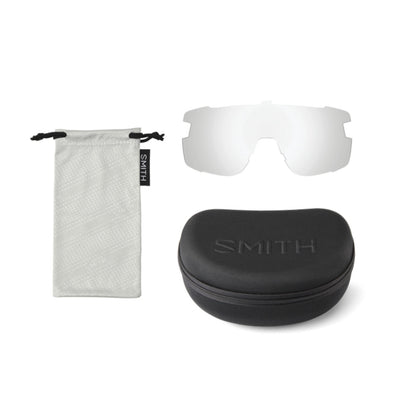  Smith Optics Wildcat Sunglasses ChromaPop Polarized Blue Mirror - Matte Black Frame