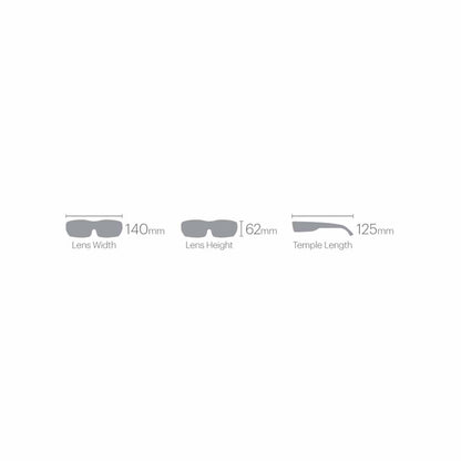  Smith Optics Wildcat Sunglasses ChromaPop Polarized Blue Mirror - Matte Black Frame