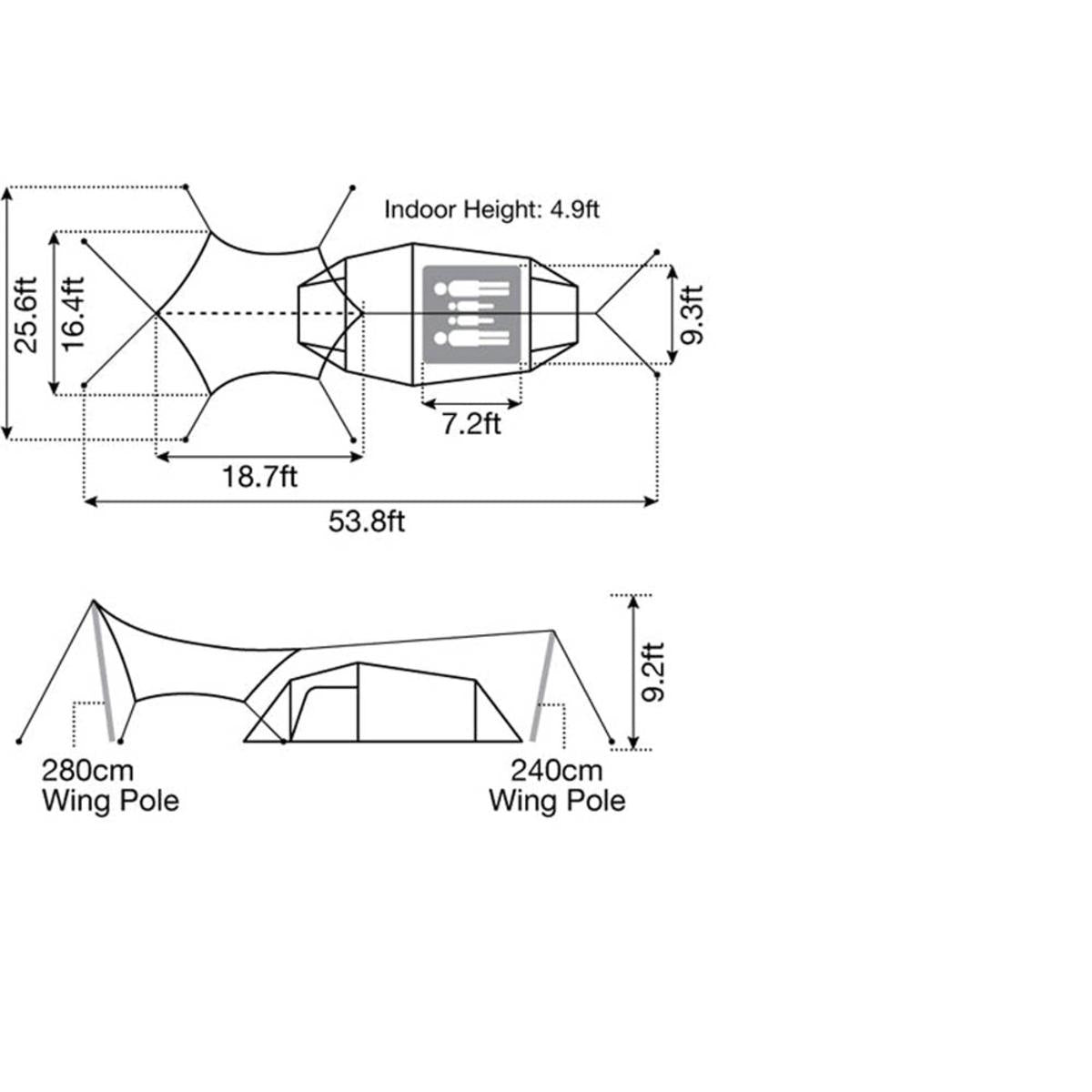  Snow Peak Entry Pack Tent & Tarp