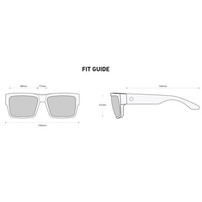  Spy Optic Cyrus Soft Matte Black - HD Plus Gray Green Polar