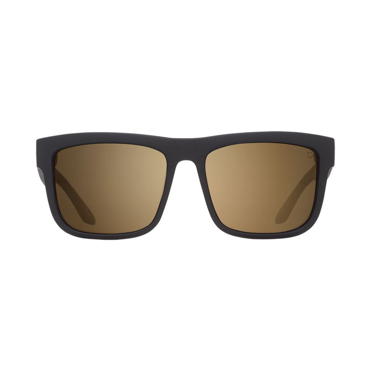  Spy Optic Discord Asian Fit Soft Matte Black - Happy Bronze With Gold Mirror