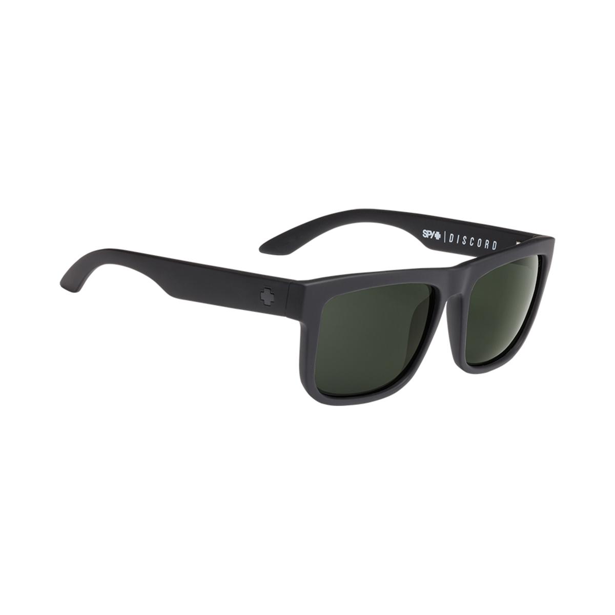  Spy Optic Discord Soft Matte Black - HD Plus Gray Green Polar