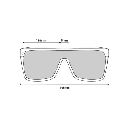  Spy Optic Flynn Soft Matte Black - Happy Boost Polar Black Mirror