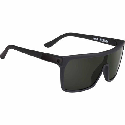  Spy Optic Flynn Soft Matte Black - Happy Gray Green Polar With Silver Spectra Mirror