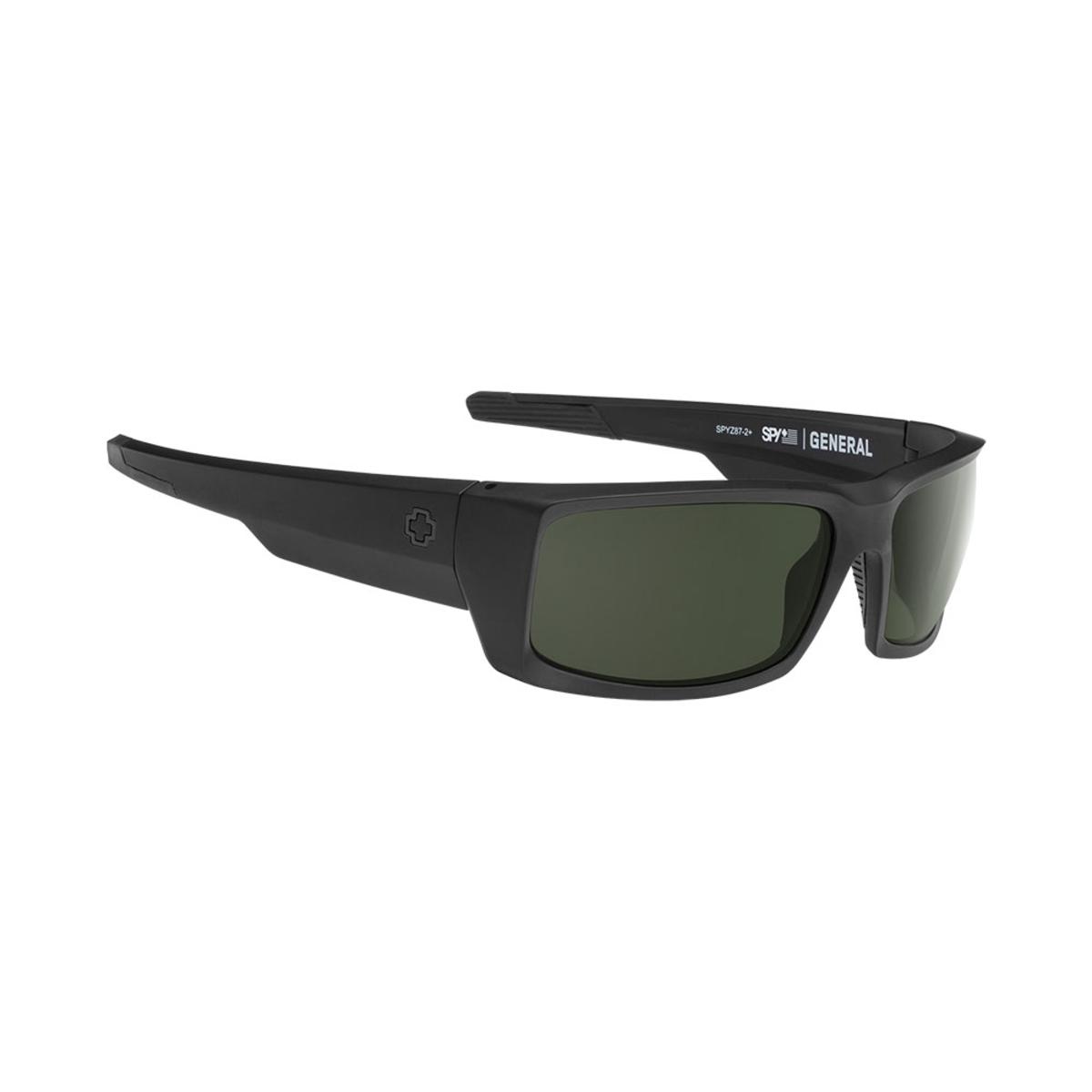  Spy Optic General SOSI Matte Black ANSI RX - HD Plus Gray Green