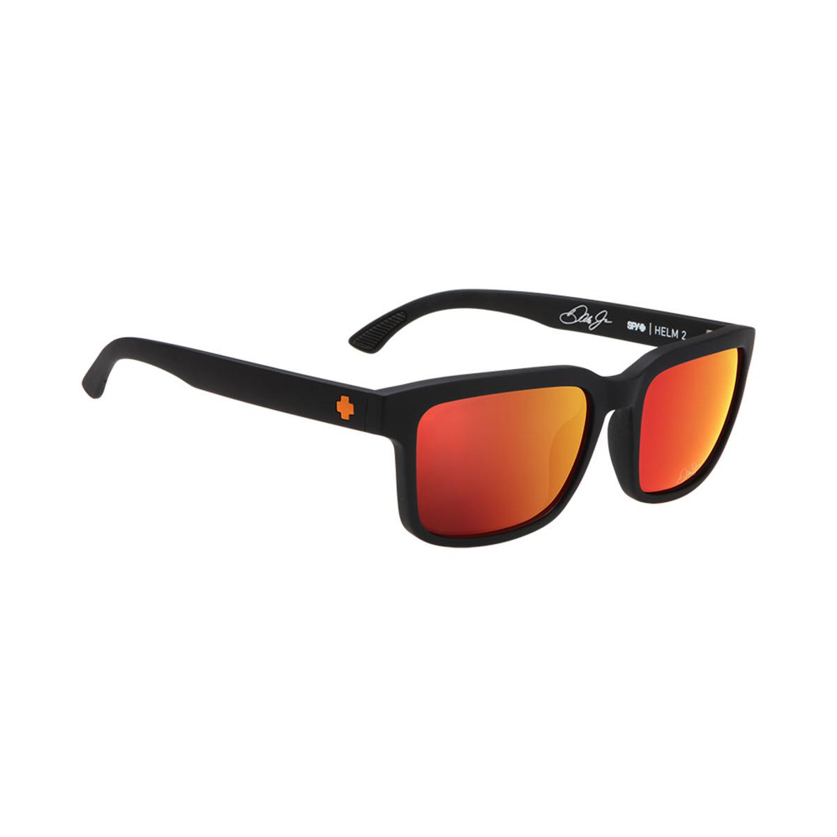  Spy Optic Helm 2 SPY + Dale Jr Matte Black - HD Plus Gray Green With Orange Spectra Mirror