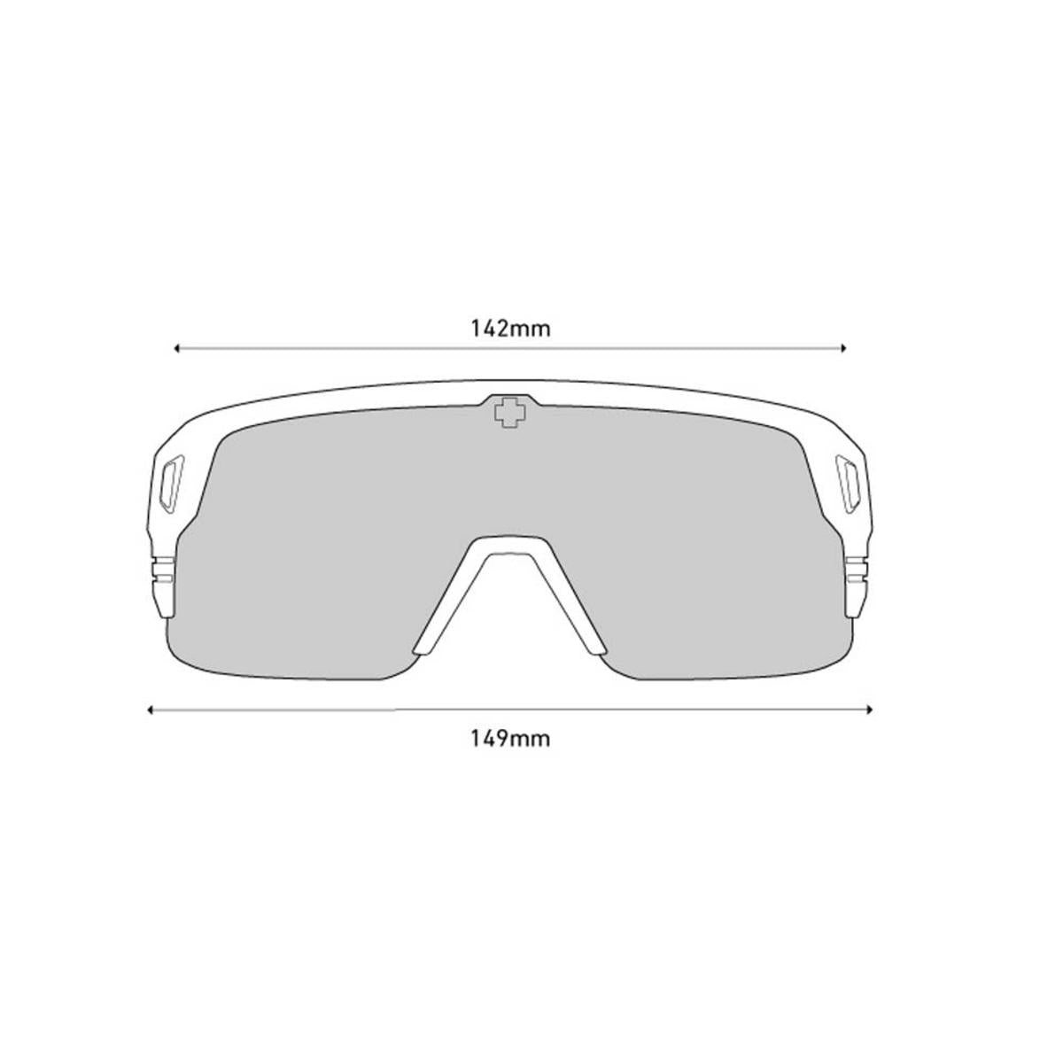  Spy Optic Monolith 5050 Matte Black - Happy Gray Green With Black Spectra Mirror