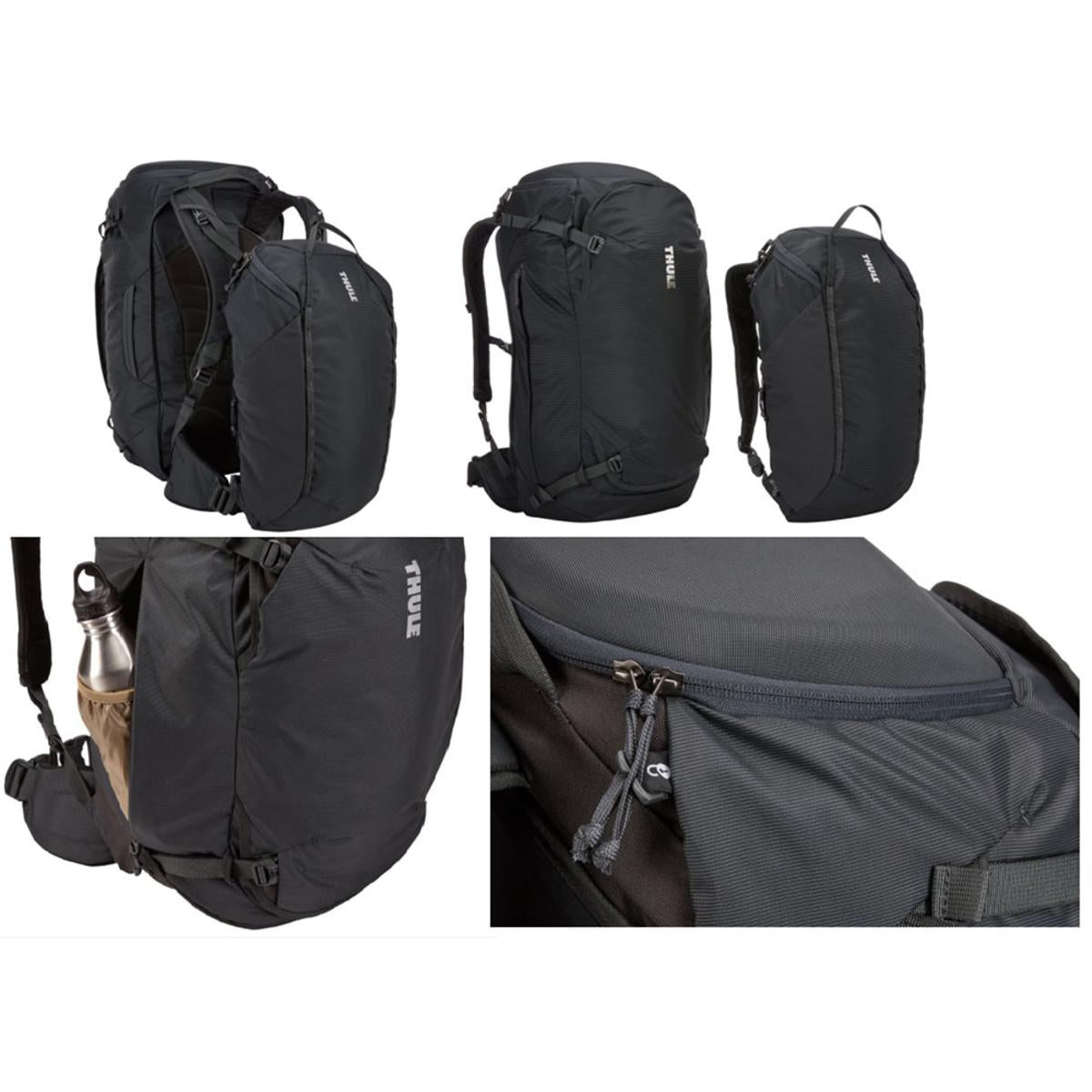  Thule Mens Landmark 60L Travel Backpack With Detachable Daypack