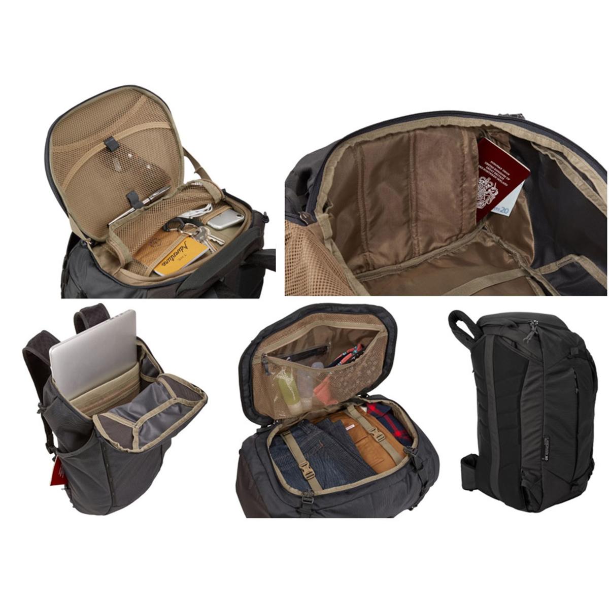  Thule Mens Landmark 60L Travel Backpack With Detachable Daypack