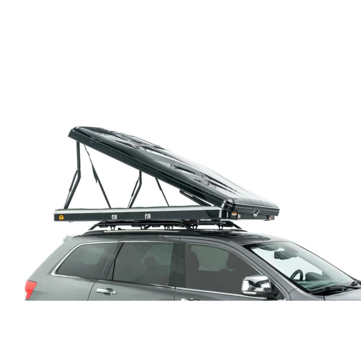 Trustmade Black Hard Shell Light Grey Rooftop Tent 2mins Setup 100% Waterproof 50mm Mattress