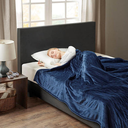  Woolrich Heated Plush To Berber Blanket - King