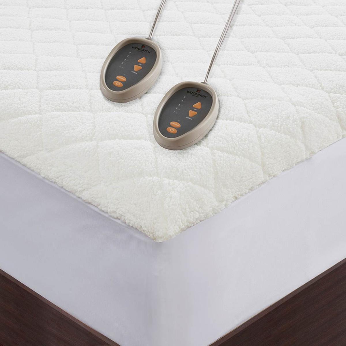  Woolrich Heated Sherpa Mattress Pad - Full