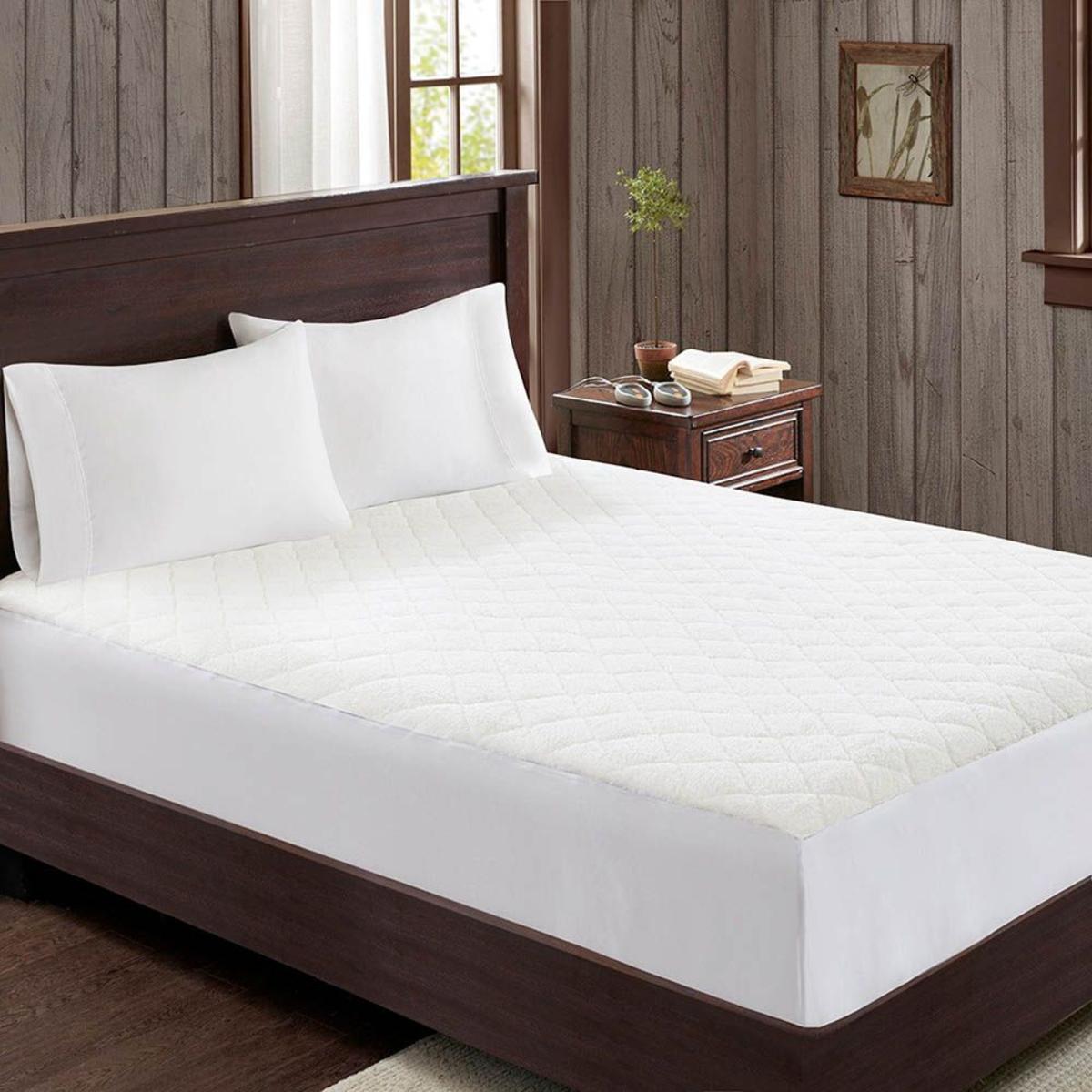  Woolrich Heated Sherpa Mattress Pad - Twin